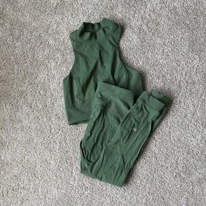 Green Lulu workout set